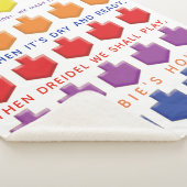 3D Dreidels Sherpa Blanket/Medium Deken (3/4)