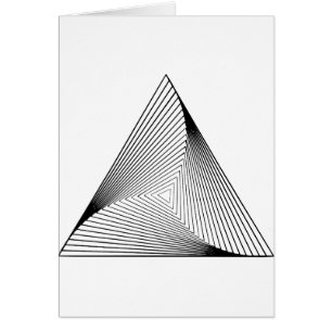 3d Driehoek optische illusie