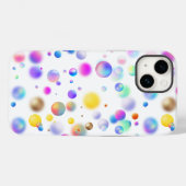 3D Drijvende Ballen Patroon. Geen BG Case-Mate iPhone Case (Achterkant (horizontaal))