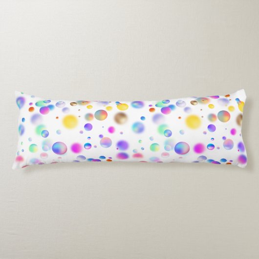 3D Drijvende Ballen Patroon. Geen BG Lichaamskussen (Voorkant)