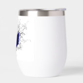 3D dronkaard wandel wijn tumbler (Links)