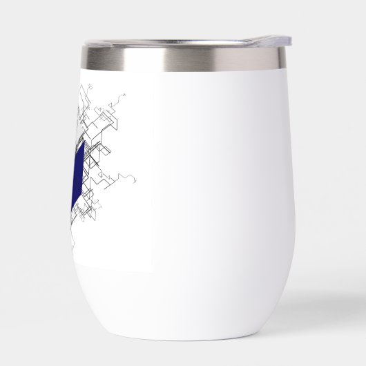 3D dronkaard wandel wijn tumbler (Links)