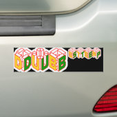 3D Dubstep-shirt Bumpersticker (Op auto)