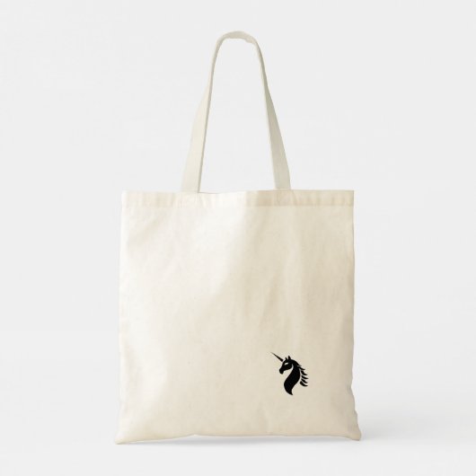 3D Eenhoorn speelgoed Tote Bag (Achterkant)