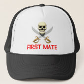 3D Eerste Mate Trucker Pet (Voorkant)