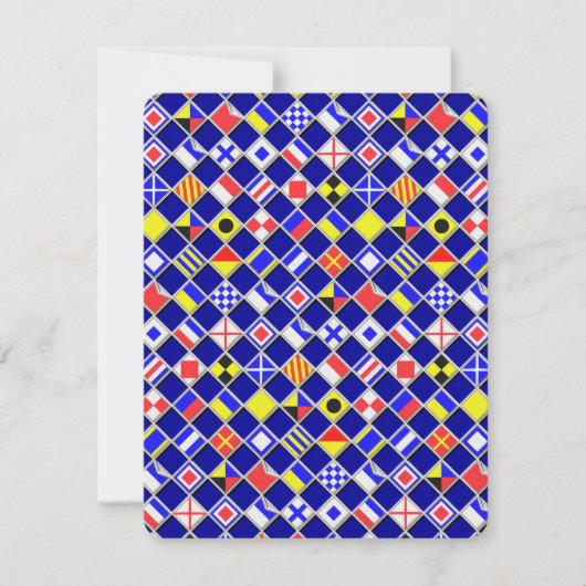 3D Effect Gecontroleerd Nautical Flag tegels Patro (Voorkant)