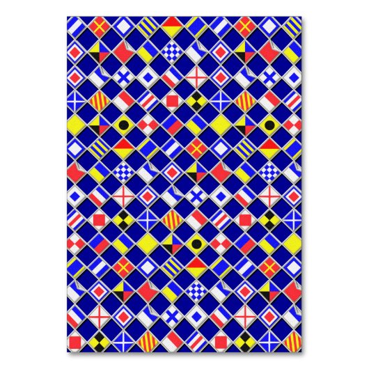 3D Effect Gecontroleerd Nautical Flag tegels Patro Kaart (Voorkant)