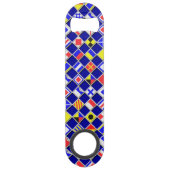 3D Effect Gecontroleerd Nautical Flag tegels Patro Speed Flessenopener (Achterkant)
