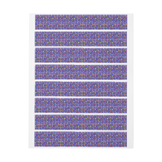 3D-effect Gecontroleerd Nautical Flag tiles Decor Adreslabel Wikkel (Vel)