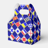 3D-effect Gecontroleerd Nautical Flag tiles Decor Bedankdoosjes (Achterkant)