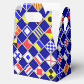 3D-effect Gecontroleerd Nautical Flag tiles Decor Bedankdoosjes (Geopend)