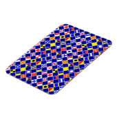 3D-effect Gecontroleerd Nautical Flag tiles Decor Magneet (Linkerzijde)