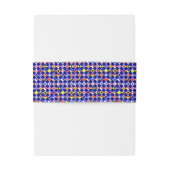 3D-effect Gecontroleerd Nautical Flag tiles Decor Uitnodigingen Wikkel (Achterkant Voorbeeld)
