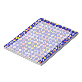 3D Effect Gecontroleerde Nautical Flag tiles Motif Notitieblok