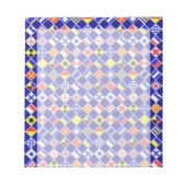 3D Effect Gecontroleerde Nautical Flag tiles Motif Notitieblok (Voorkant)
