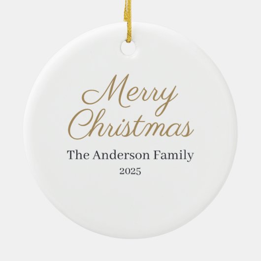 3D Effect Gingerbread Ornament | Custom Name (Achterkant)