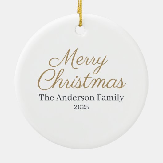 3D Effect Reindeer Ornament | Custom Name (Achterkant)