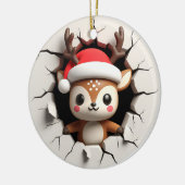 3D-effect rendier NIET echt 3D Keramisch Ornament (Links)