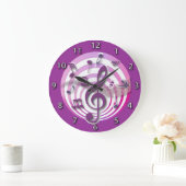 3D-effect roze notities Grote Klok (Huis)