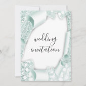 3D-effect Wit Munt Groen Lijst Kaart (Voorkant)