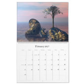 3D-effectfracties Kalender (Feb 2027)