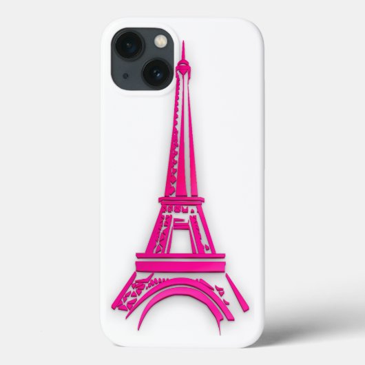 3d Eiffeltoren, Franse clipart Case-Mate iPhone Case (Achterkant)