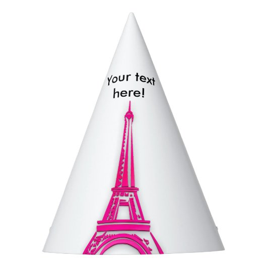 3d Eiffeltoren, Franse clipart Feesthoedjes (Voorkant)
