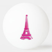 3d Eiffeltoren, Franse clipart Pingpongbal (Voorkant)