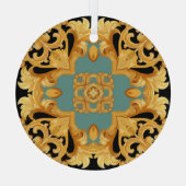 3D-elementen van Golden Baroque Ornament (Achterkant)