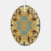 3D-elementen van Golden Baroque Ornament (Voorkant links)