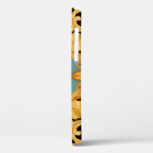 3D-elementen van Golden Baroque Ornament Case-Mate iPhone Case (Achterkant / Links)