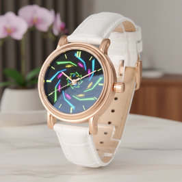 3D Emerald Watch Dial Horloge