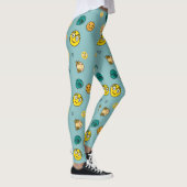 3d Emoji-patroon Leggings (Rechts)