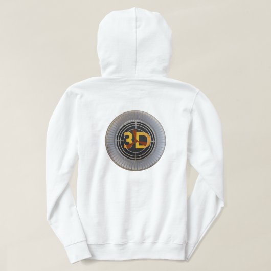 3D-engine. Hoodie (Design achterkant)