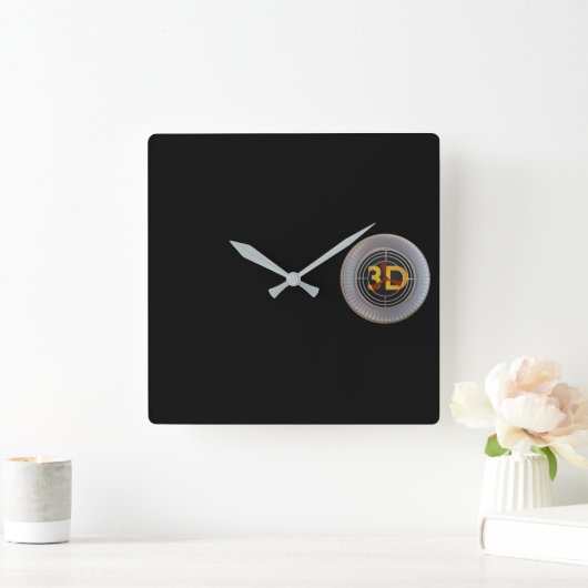 3D-engine Vierkante Klok (Huis)