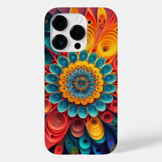 3D enkele bloem Case-Mate iPhone Case (Achterkant)