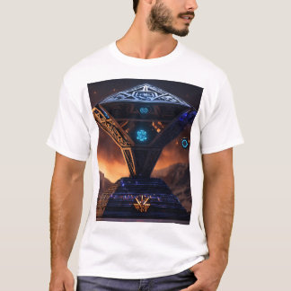 3D Estilo Azteca T-shirts – vet, artistiek en unie