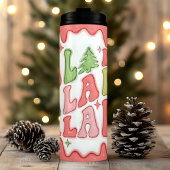 3D Fa La La Kerstmis Thermosbeker