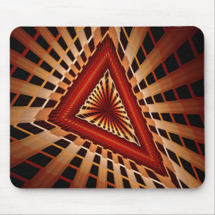 3D-fantasienetwerk moderne fractal grafisch ontwer Muismat