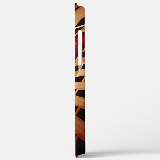 3D-fantasienetwerk moderne fractale grafische vorm Case-Mate iPhone Case (Achterkant / Links)