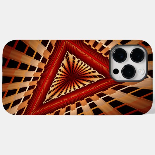 3D Fantasy Netwerk Modern Fractale Grafisch Ontwer Case-Mate iPhone Case (Achterkant (horizontaal))