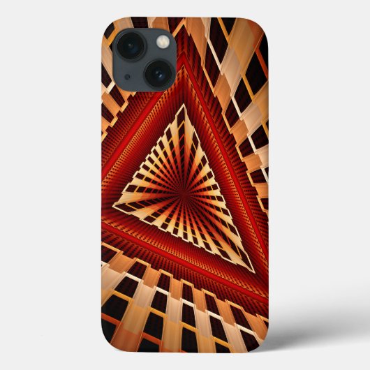 3D Fantasy Netwerk Modern Fractale Grafisch Ontwer Case-Mate iPhone Case (Achterkant)