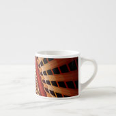 3D Fantasy Netwerk Modern Fractale Grafisch Ontwer Espresso Kop (Rechts)