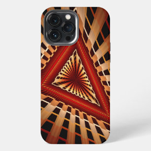 3D Fantasy Netwerk Modern Fractale Grafisch Ontwer iPhone 13 Pro Max Hoesje