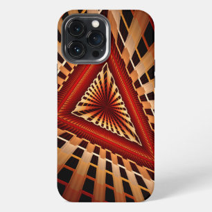 3D Fantasy Netwerk Modern Fractale Grafisch Ontwer iPhone 13 Pro Max Hoesje