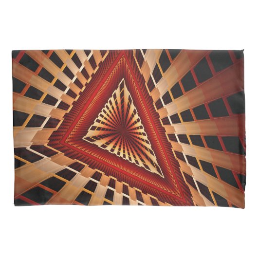 3D Fantasy Netwerk Modern Fractale Grafisch Ontwer Kussensloop (Voorkant)