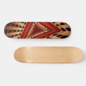 3D Fantasy Netwerk Modern Fractale Grafisch Ontwer Persoonlijk Skateboard (Horizontaal)