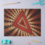 3D Fantasy Netwerk Modern Fractale Grafisch Ontwer Tissuepapier (Craft)