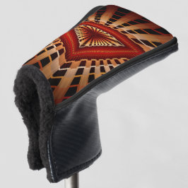 3D Fantasy Netwerk Modern Fractale Grafische Vormg Golfheadcover