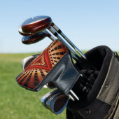 3D Fantasy Netwerk Modern Fractale Grafische Vormg Golfheadcover (Insitu)